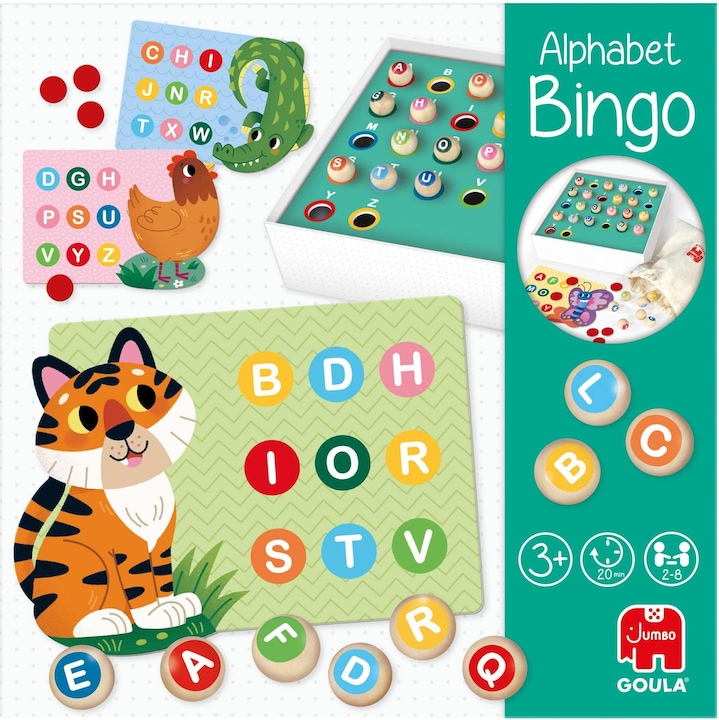 Goula Alphabet Bingo (German, French, Italian)