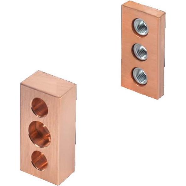 Rittal SV 9676.526 - 580 g - 1 pezzo(i) (Morsettiere), Accessori di elettronica + Alloggiamento, Rame