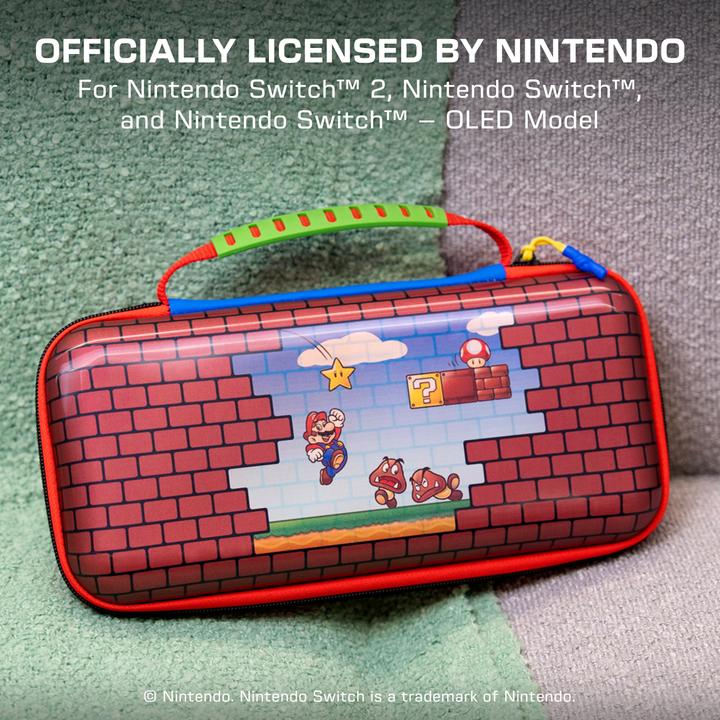 Actual product image Turtle Beach - PlayTrek Travel Case - Mario Bricks (Switch, Switch 2)