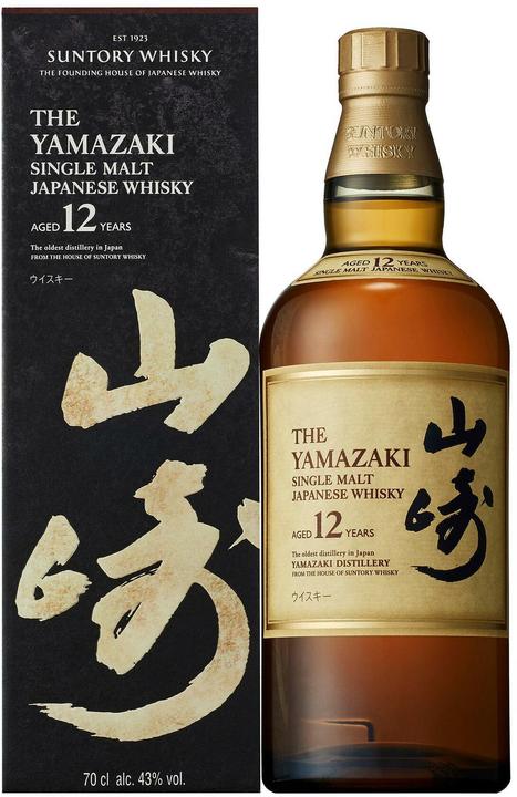 Suntory 12 Years Yamazaki (Single Malt, Japanischer Whisky, 1 x 70 cl)