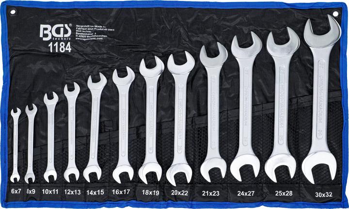 Produktbild BGS Doppel-Maulschlüssel-Satz (24 mm, 25 mm, 27 mm, 28 mm, 32 mm)