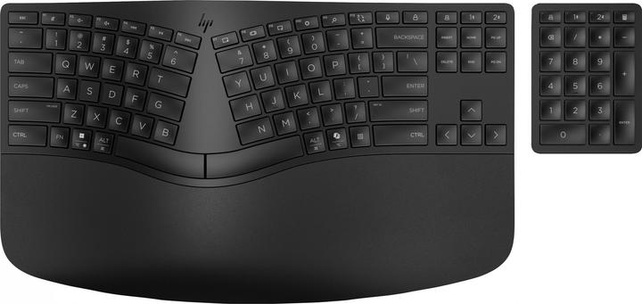 Actual product image HP 960 BLK Ergonomic Wireless Keyboard GR (P) (DE, Wireless)