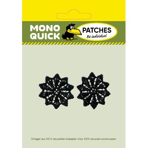 Thumbnail - Mono Quick 2 Häkelsterne, Applikationen, Schwarz