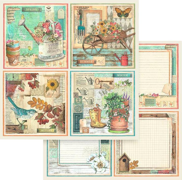 Immagine prodotto Stamperia Tappetino per scrapbooking "Giardino (190 g/m², 10 x)