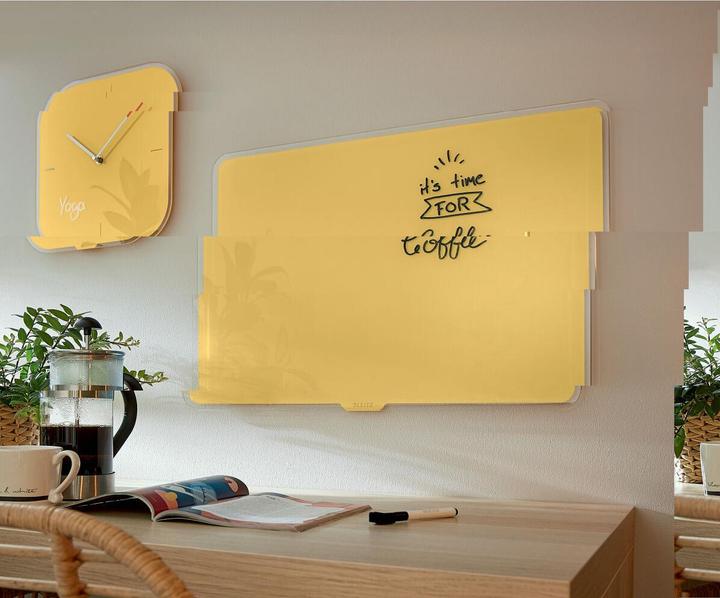 Actual product image Leitz Cosy glass whiteboard 60 x 80 cm, yellow (60 x 80 cm)