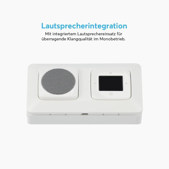 Actual product image Busch-Jaeger Busch-Radio DAB+ complete set for corner mounting (DAB+, FM)