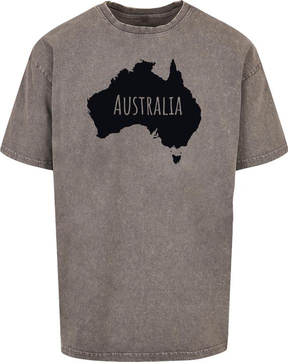Produktbild Merchcode Australia Acid Washed Heavy Oversize Tee - 112467 (S)