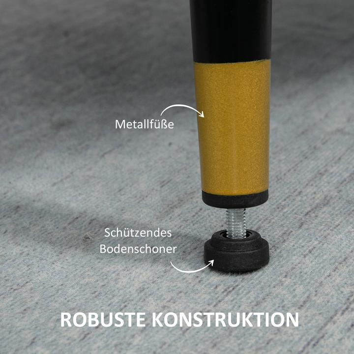 Produktbild Homcom Sofa Polyester, Stahl Blau