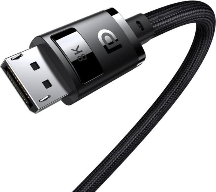Produktbild Baseus DP 8K to DP 8K cable High Definition 1,5 m (black) (1.50 m, DisplayPort)