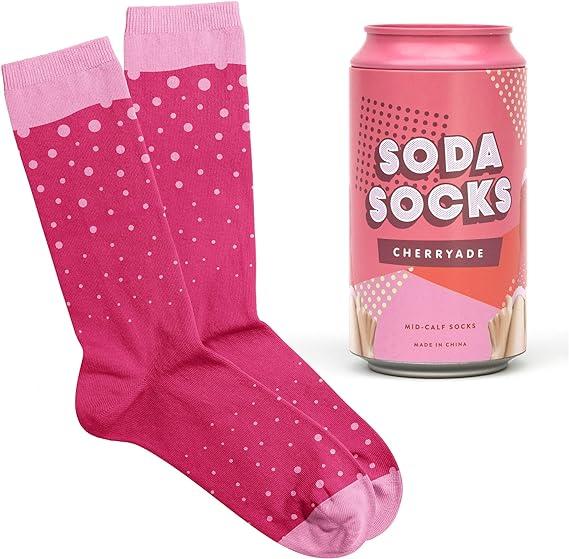 Actual product image Luckies Soda Socks - Cherryade (One size)