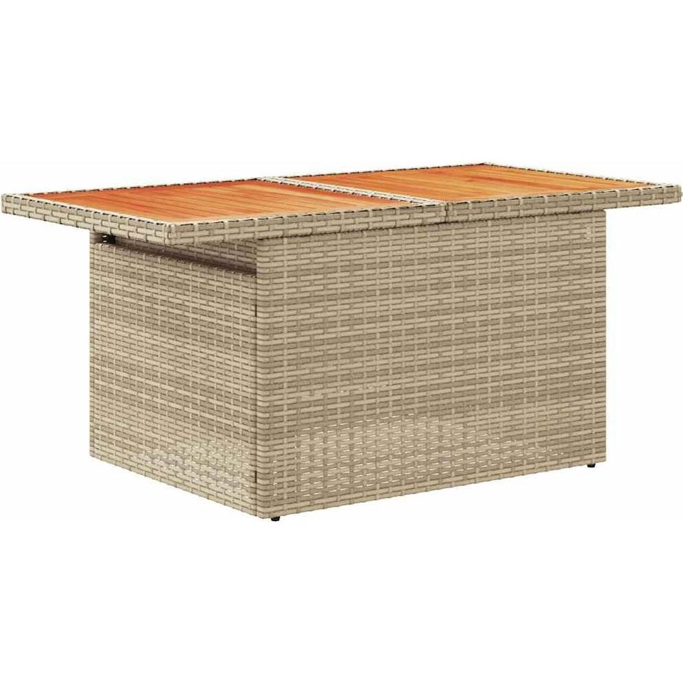 Thumbnail - VidaXL, Gartenlounge, 6-tlg. Garten-Sofagarnitur mit Kissen Beige Poly Rattan