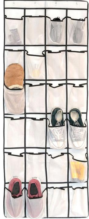 Image du produit Intirilife Organisateur de chaussures à suspendre avec 24 compartiments (55.5 x 2 x 148 cm)
