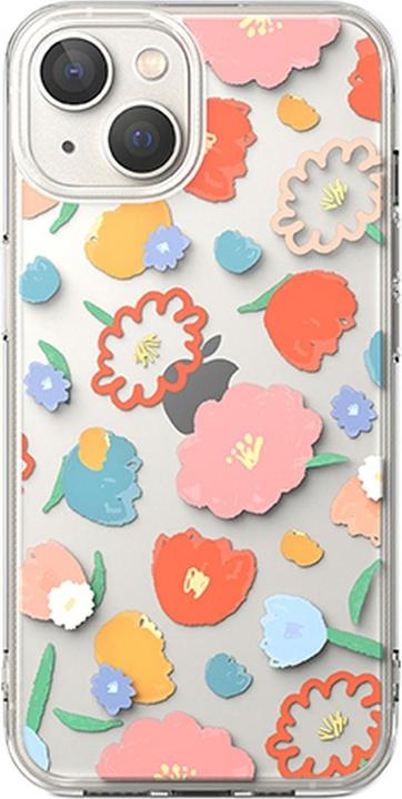 Immagine prodotto Ringke Fusion Design Sleeve Cover blindata con cornice in gel per iPhone 14 Plus trasparente (Floral) (FD) (Apple iPhone 14 Plus)