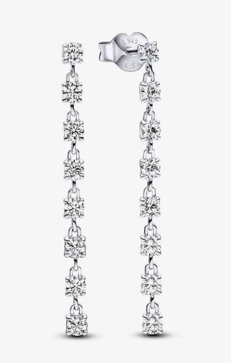 Image du produit Pandora Boucles d'oreilles scintillantes en huit pierres (Argent 925)