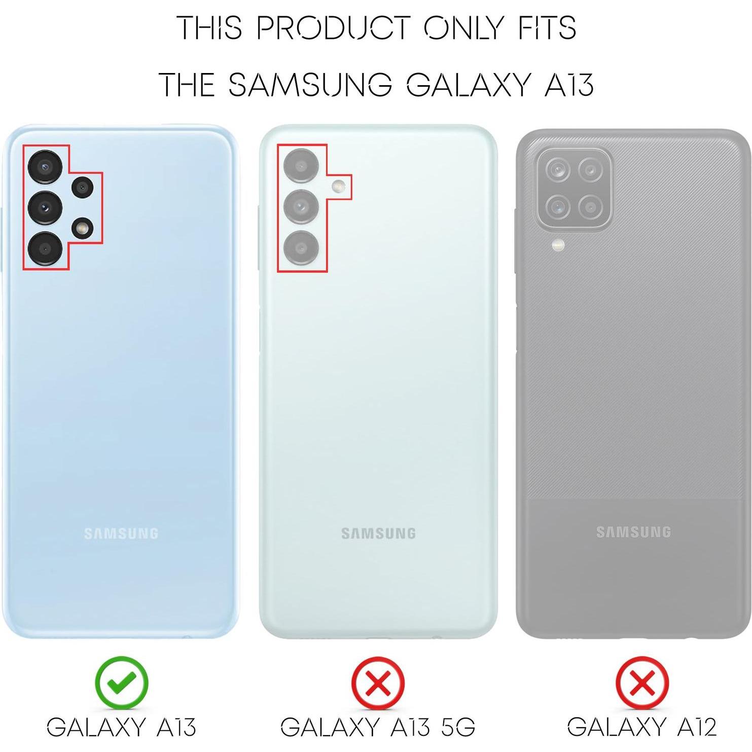 Thumbnail - Nalia Carbon-Look Silikon Hülle (Samsung Galaxy A13), Smartphone Hülle, Schwarz