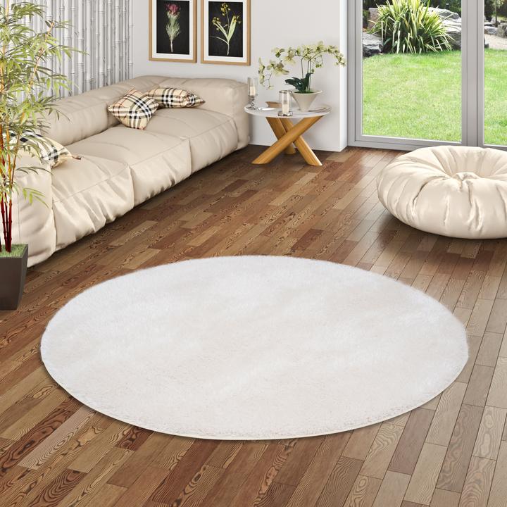 Actual product image Snapstyle Shaggy Carpet Feeling Mix Round (100 x 100 cm)
