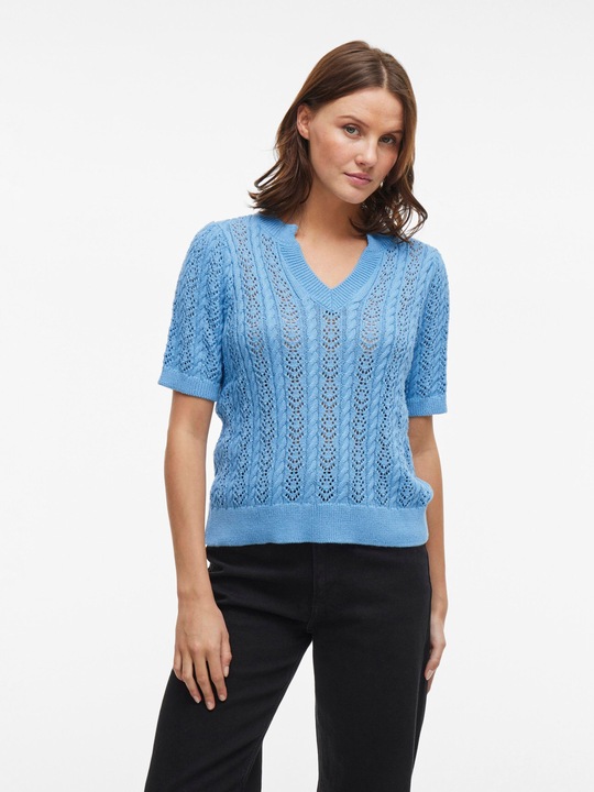 Produktbild Vila Kurzarm Stricktop (M)