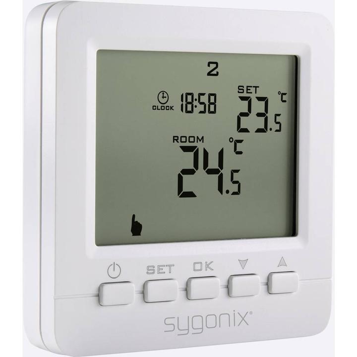 Actual product image Sygonix Room thermostat Programmable heating thermostat, digital