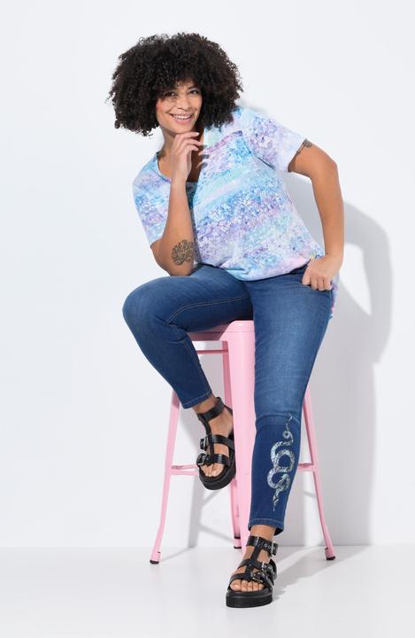 Produktbild Angel of Style Jeans, Schlangenprint, 5-Pocket (50)