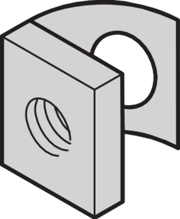 Produktbild Schroff Schiebemutter