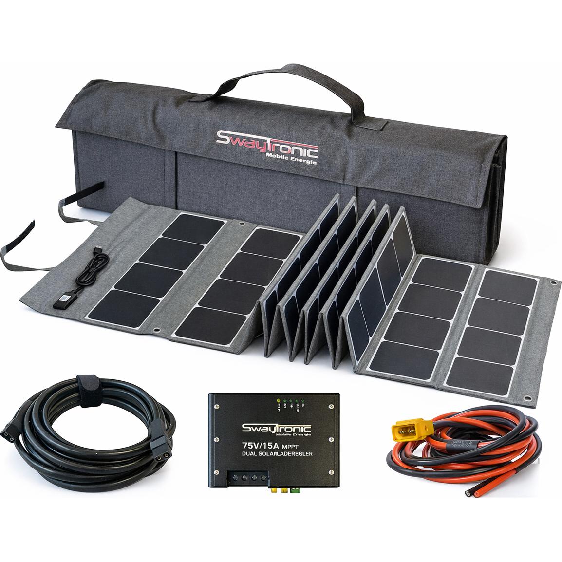 Swaytronic, Pannello solare, Solarpanel faltbar 200W HP Set