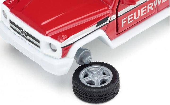 Produktbild Siku Mercedes AMG G 65 Feuerwehr Super Serie, 1:50, 155x75x65 mm, Metall, ab 3+