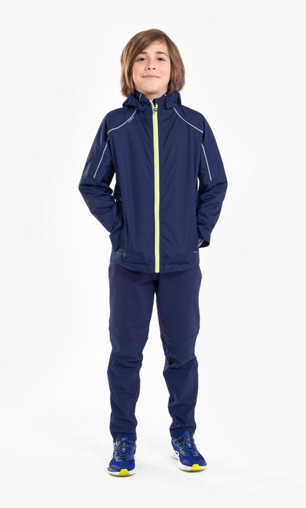 Produktbild Kiprun Laufhose Kinder warm mit Reissverschluss - Warm 900 dunkelblau/grün