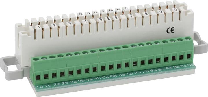 Produktbild Cobinet Trennleiste 2/10 LSASchraubklemmen rangierseite bis 2.5mm D 1020 029