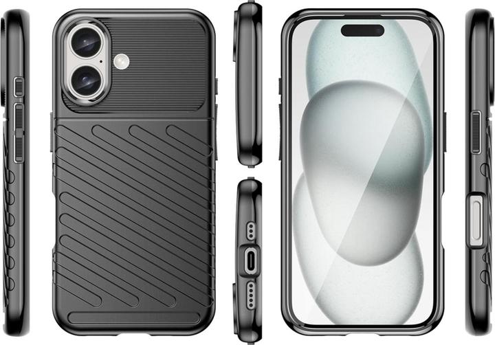 Productafbeelding Screenguard Apple iPhone 16 Plus SpaceCase stootvast hoesje (Apple iPhone 16 Plus)