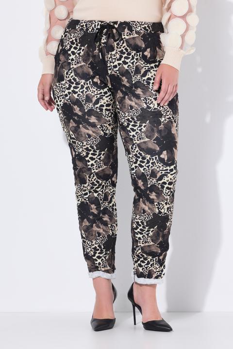 Produktbild Miamoda Hose, Joggpants, Crinkle, Blumen-Print (50)