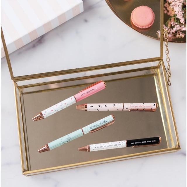 Immagine prodotto Biro Premium - Mi piaci tanto - di Schreibkram Manufaktur (Oro rosa, 1 x)