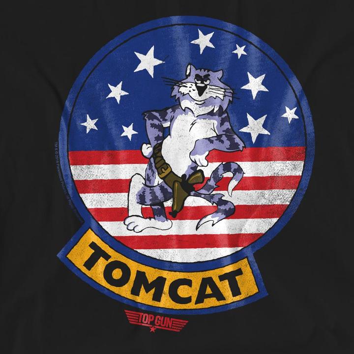 Actual product image Top Gun Unisex Adult Tomcat Sigil T-Shirt (M)