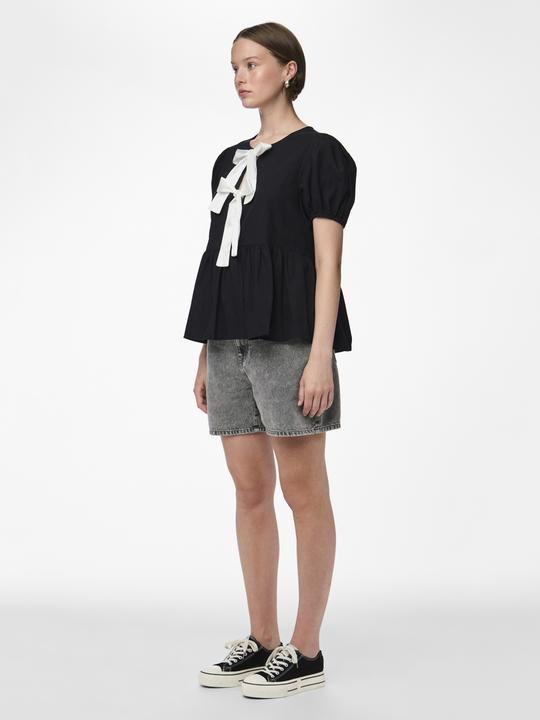 Actual product image Pieces PCGOLLY top with puff sleeves (S)