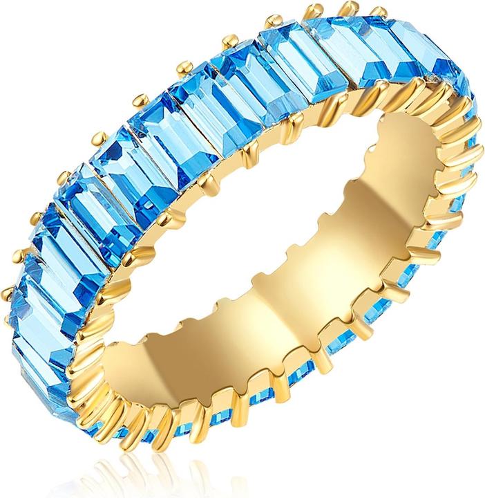 Image du produit Yokoamii Femmes métal cristal de verre or jaune - 30066 (54)