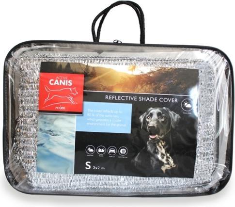 Petcare Active Canis, Reflex Silver Paraplu, M 3x3 m, Schaduw en koeling voor de auto (Hond)