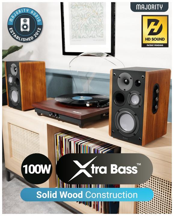 Image du produit Majority D100 Aktiv Regal-Lautsprecher (100 W)