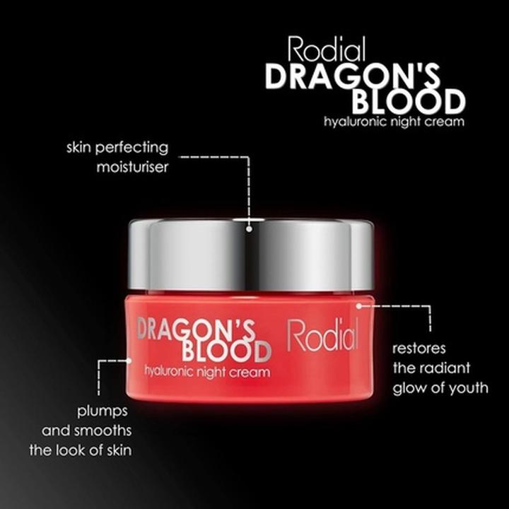 Actual product image Rodial Dragon's Blood Hyaluronic Night Cream (10 ml, Night cream)