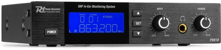 Image du produit Power Dynamics PD810 - UHF Draadloos In Ear Monitorsysteem (Système intra-auriculaire)