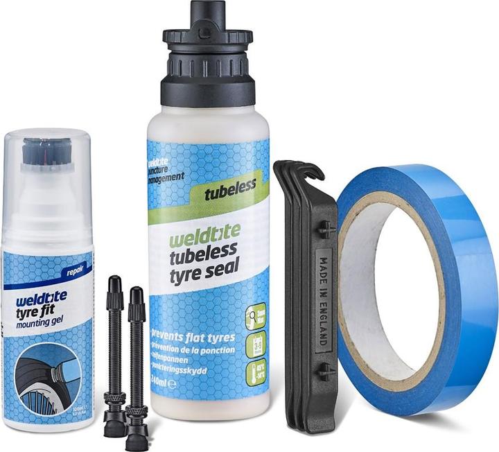 Weldtite Zestaw COMPLETE TUBELESS CONVERSION SYSTEM (ROAD) (NEW)