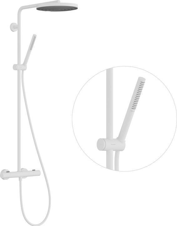 hansgrohe Pulsify S Puro shower system 260, 1jet, Ecostat Fine, EcoSmart, hand shower 1jet