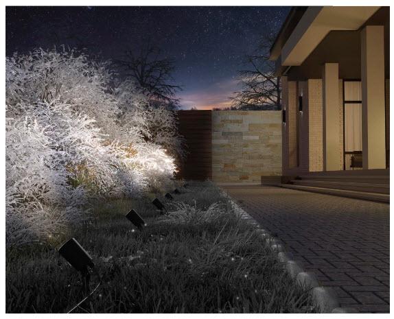 Actual product image Hama WLAN garden light incl. ground spike, waterproof, coloured, dimmable (450 lm, IP65)