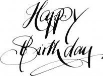 Immagine prodotto Rayher Timbro H. "Buon compleanno", 6x8cm