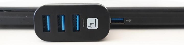 Actual product image Techly Mini Rotating Hub with 3 USB 3.0 (USB-A, 3 ports)
