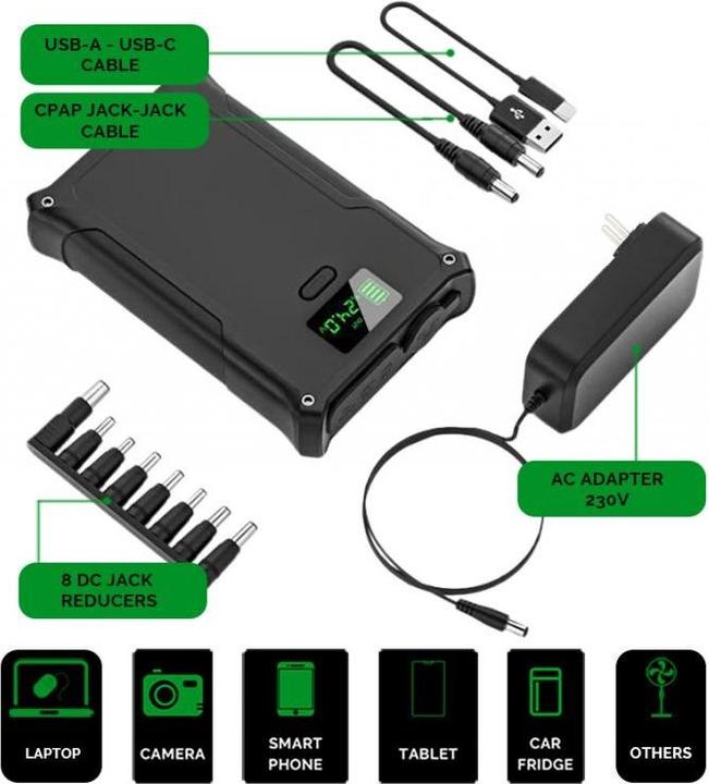 Produktbild Viking Outdoorov?? powerbanka VIDAR I (36000 mAh, 160 W, 133 Wh)