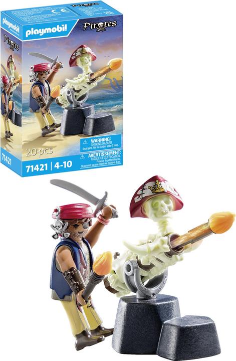 Produktbild Playmobil 71421 Kanonenmeister (71421, Playmobil Pirates)