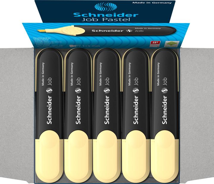Produktbild Schneider Textmarker Job 150 Pastell vanille (Vanille, 5 mm, 1 x)