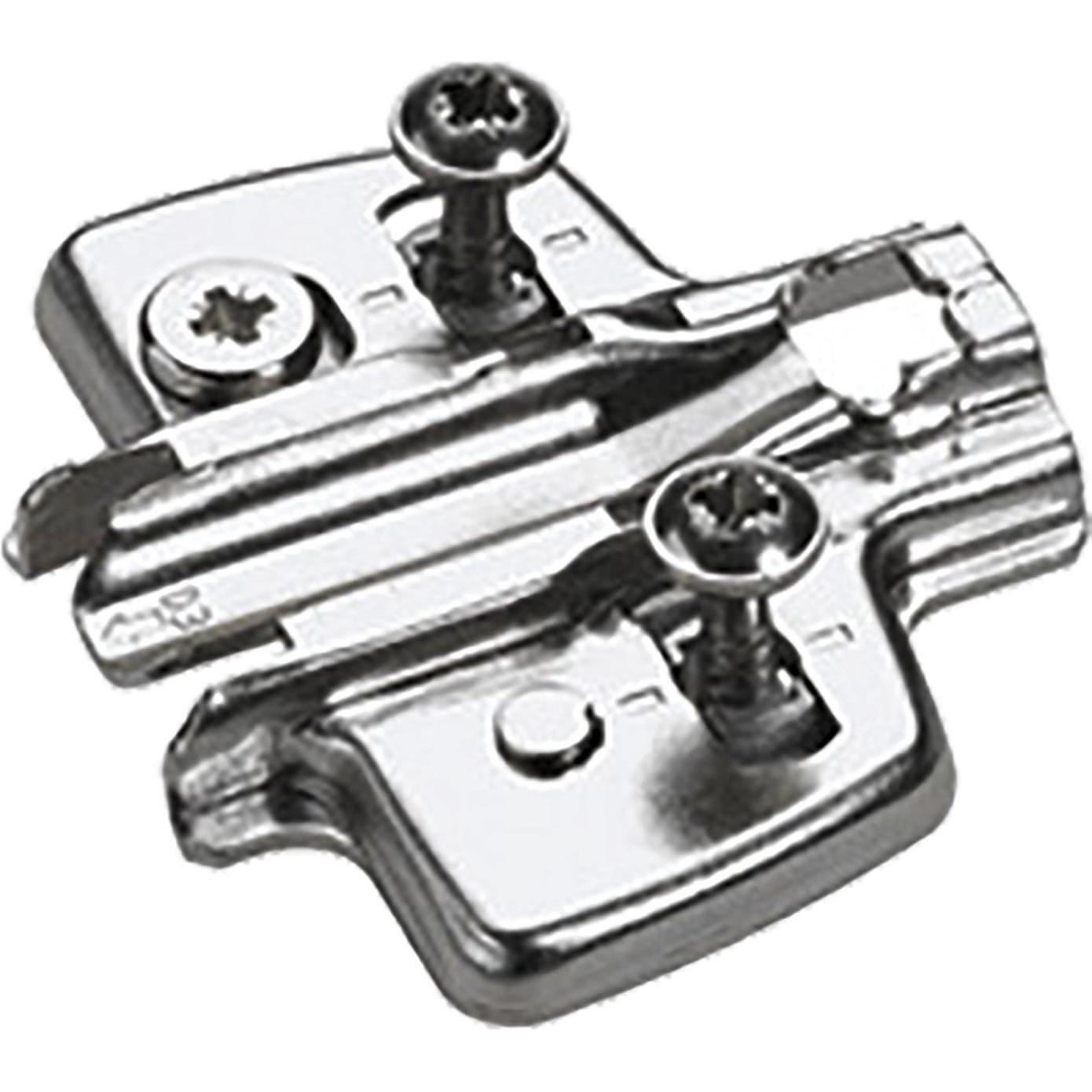Hettich, Baubeschläge + Holzverbinder, Kreuzmontageplatten Sensys/Intermat 8099, Eckmontage (50 Stk.)