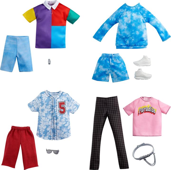 Produktbild Barbie Fashions Ken Complete Looks, sortiert