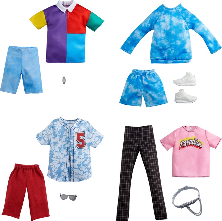 Produktbild Barbie Fashions Ken Complete Looks, sortiert