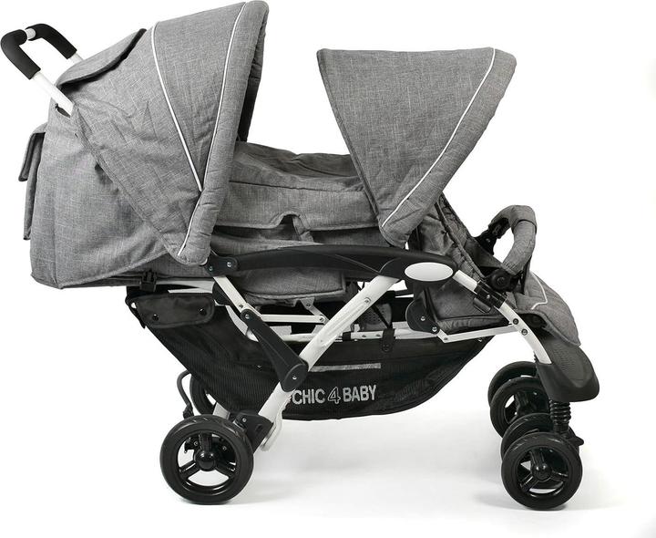 Produktbild Chic 4 Baby Komfortabler Geschwisterkinderwagen mit Tragetasche und Regenhülle